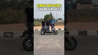 Simple One Gen2: Seat Height Test With THREE Riders✅