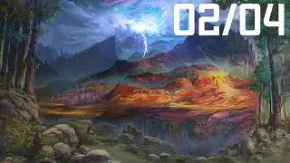 Epic Fantasy Environmental Surreal Digital Landscape Painting Concept Art 2/4