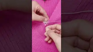 DIY Neckline Hack How to Fix a Loose V-Neck Without Cutting | Beginner-Friendly Sewing Trick #short