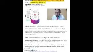 Orenitram (Treprostinil)- pulmonary arterial hypertension (PAH)