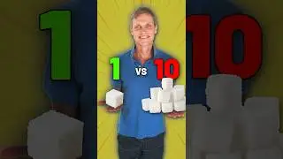 1 Sugar Cube vs 10: What Happens to Your Blood Sugar 🧊