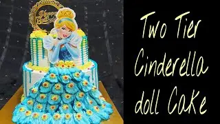 Cinderella Cake | Two Tier Cinderella Doll Cake | Kulfi Falooda Cake