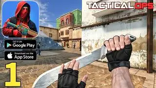 Tactical OPS - FPS Shooting Game Gameplay Walkthrough Part 1 (ios, Android)