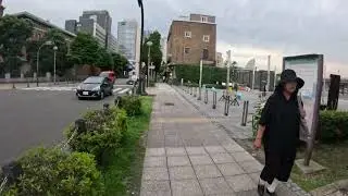 Walking around: Yokohama. Baseball stadium to the Tokyo bay.