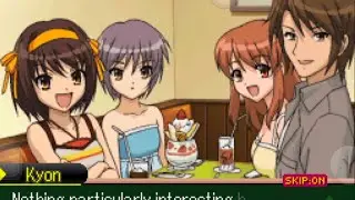 Suzumiya Haruhi no Chokuretsu DS English Patch Walkthrough Part 1: Episode 1