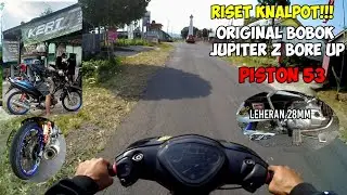 TEST RIDE‼️JUPITER Z BORE UP PISTON 53MM‼️AUTO NGEJET BOSS‼️