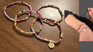 TURANDOSS 4 Piece Beaded Bracelets with Initial Charm Review