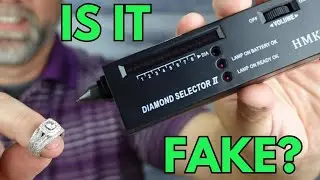 Diamond Tester Pen, High Accuracy Jewelry Diamond Tester＋ 60X Mini LED Magnifying