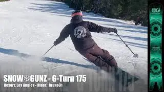 SnowGunz - G-Turn 175 in action by Bruno31 - Monoski Carving