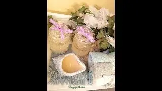 Homemade Coconut oil salt body scrub