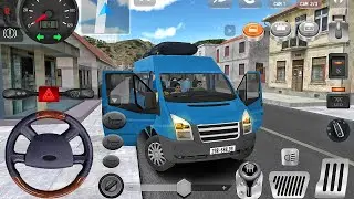 Real Ford Transit Games - Passenger Pickup Van Game Driving 3D Minibus Simulator - Android Gameplay