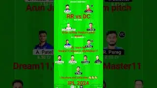 RR vs DC ipl match SL team for Dream11,Arun Jaitley stadium,pitch,toss,prediction,live,win🤑 #storts