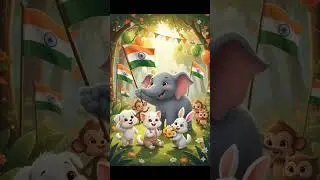 animal celebration 26th jan in forest#entertainment #cartoon #animals #forest#baby#allanimals#shorts