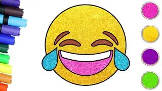 How To Draw A Laughing Emoji Easily🎨😂 | LOL Emoji Drawing | Chiki Art Hindi