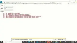 JSF Form Validation || Form Validation in JSF