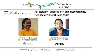Zendy - Accessibility, affordability, and discoverability for scholarly literature in Africa.