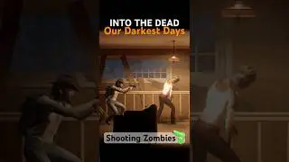 Shooting zombies with a Gun in Into the Dead: Our Darkest Days