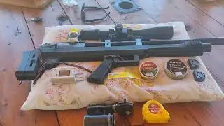 PCP T-Rex, slug na mosca 19 Gr e coronha bullpup 3d Mosack.