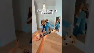 OBJECT CHALLENGE W/ ​⁠​⁠​⁠​⁠​⁠@Double_Date (Who did it best?! 👀) | Triple Charm #Shorts