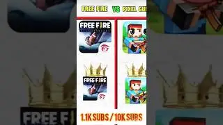 PAPA VS BETA? 😂🔥 FREE FIRE VS PIXEL GUN 3D COMPARISON! 🎯 #shorts #ff
