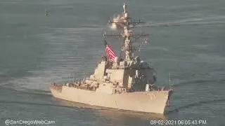 USS O'Kane (DDG-77) Deployment from San Diego 8/2/2021