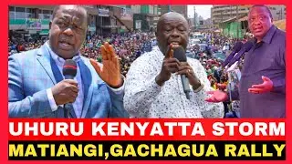 UHURU KENYATTA STORM GACHAGUA,MATIANGI L'S RALLY IN MT KENYA