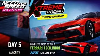 Need For Speed: No Limits | Ferrari 12 Cilindri Day 5 (Alacrity)