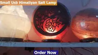 Color Changing Night light Himalayan Pink Salt Rock Lamp For Home Decoration With USB Connector