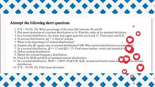2nd year Statistics CHP 1 Test paper 2025 class 12th statistics guess paper 2025, Important Question