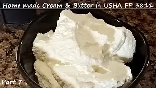 How to make cream in mixer | Usha Food Processor Demo