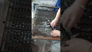 How to Put Hanger Metal Clip on Rack for Plastic Coating Machine
