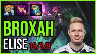 BROXAH - ELISE vs. KARTHUS Jungle | EUW MASTER | PATCH 10.25