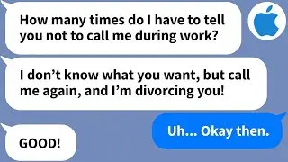 【Apple】After finding out about his mother's death, I call my husband but he tells me to bug off...