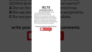 IELTS Listening Practice Test - Section 3 Real exam simulation #ieltsexam #ieltslistening  #ielts