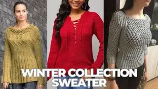 woolen top design for girls💥crochet sweater for women tutorial💥ameera fashion designer
