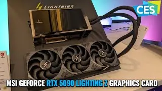 MSI GeForce RTX 5090 Lighting Z Graphics Card Showcased @ CES 2026 - 40-Phase VRM & 2,500 W XOC BIOS