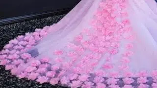 How To Make Net Designer Dupatta At Home| Dupatta Designs Ideas\Designer Dupatta