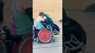 This is #MurderBall  #WheelchairRugby #WR5s #WRFOURs  #GBWR #WheelchairSport #RocketLeague