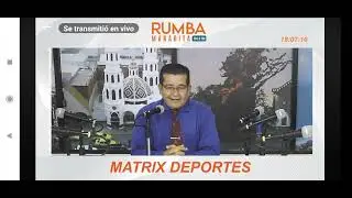 MANGO DEPORTES Y MATRIX DEPORTES por radio RUMBA 104.9 FM de lunes a viernes. 12h30 y 18h00.