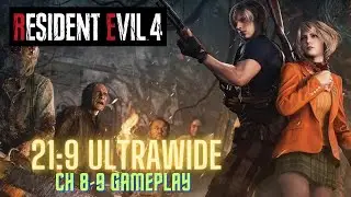 Resident Evil 4 Ultrawide Ch 8-9 Gameplay