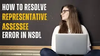 How to Fix Representative Assessee Error When Applying for PAN Card on NSDL Website✅