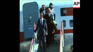 UPITN 3 6 75 PREMIER GENERAL VASCO GONCLAVES ARRIVES IN LISBON FOR NATO SUMMIT