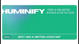 This FREE AI Tool Makes ChatGPT Text Sound Human | Huminify AI