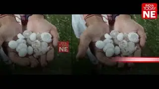 #Assam: The state received heavy thunderstorm and hailstorm on the night of April 19.