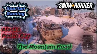 Snowrunner - Alaska, Pedro Bay - How to do the Mountain Road task (TUZ 420 Tatarin)