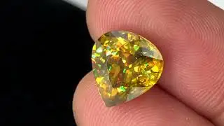 Gorgeous faceted sphene (Titanite)  #gems #gemstones #jewelryaddict