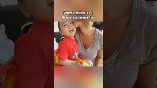 Mother's emotional first meeting with adopted child #adoption #adoptme #adoptionstory #love #family