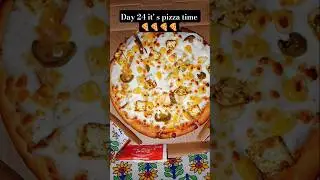 Day 24 it' s pizza time 🍕😋#love#foodie#food#pizza#shorts#trending#hindisong#viralsong#short#ytshorts