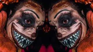Scary clown halloween makeup| Creepy mouth sfx