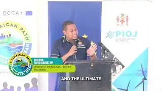 Building #climateresilience : The Hon. Floyd Green, Minister of Agriculture, Fisheries and Mining